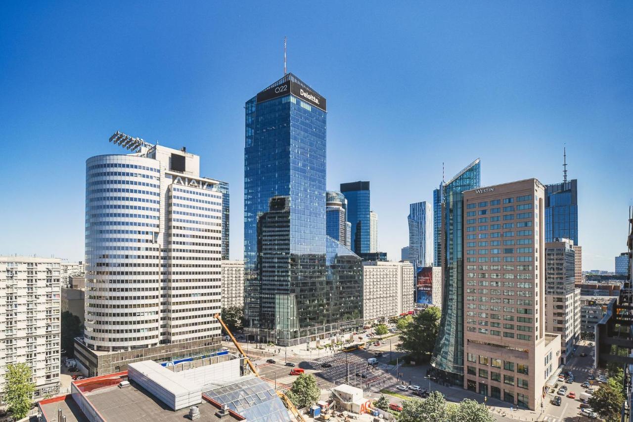 Air-Conditioned Premium Loft Warsaw Skyline Only 900 M To Central Station Varsóvia Exterior foto