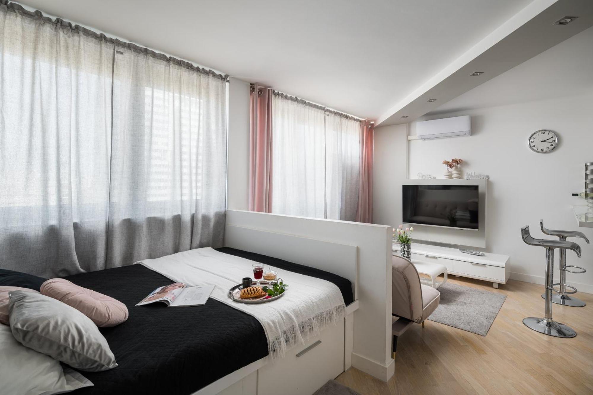 Air-Conditioned Premium Loft Warsaw Skyline Only 900 M To Central Station Varsóvia Exterior foto